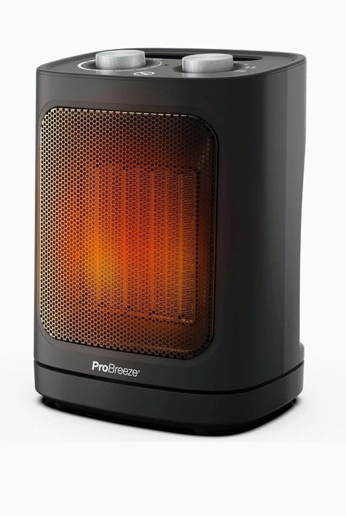 Heater - mini electric ceramic heater, Ophalen, Ventilator met afstandsbediening, Zo goed als nieuw, Overige