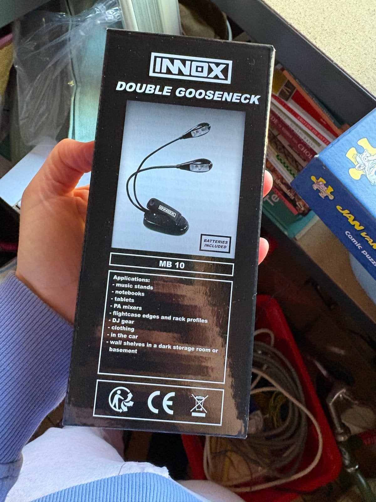 Innox MB 10 Dubbele Zwanenhals LED Lamp met Klem, Muziek en Instrumenten, Ophalen of Verzenden, Nieuw, Licht, Kleur