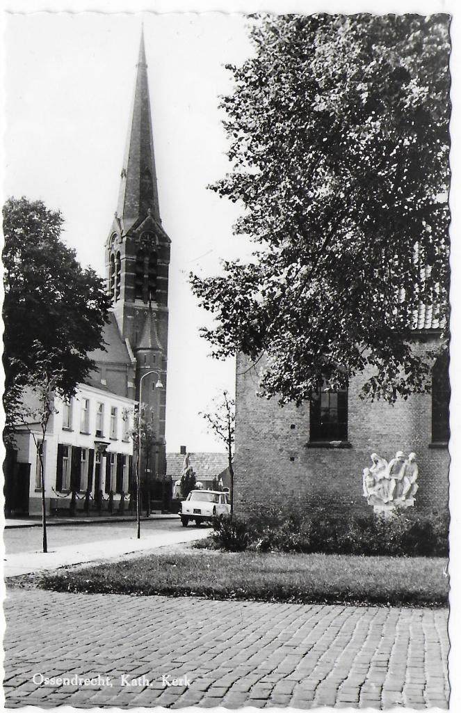 Ossendrecht Kerk Ongelopen Ansichtkaart ( B6882 ), Verzamelen, Verzenden, 1960 tot 1980, Ongelopen