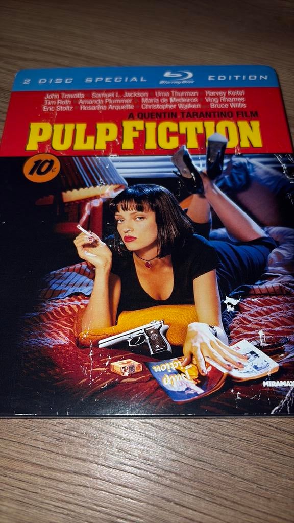 Pulp Fiction: 2 disc special edition. Quentin Tarantino., Ophalen of Verzenden, Zo goed als nieuw, Actie