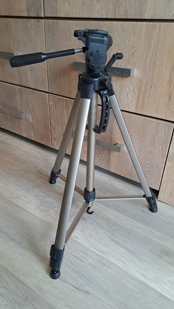 Statief voor fotocamera of spotting scope  (D), Ophalen of Verzenden, Zo goed als nieuw, 175 cm of meer, Driepoot