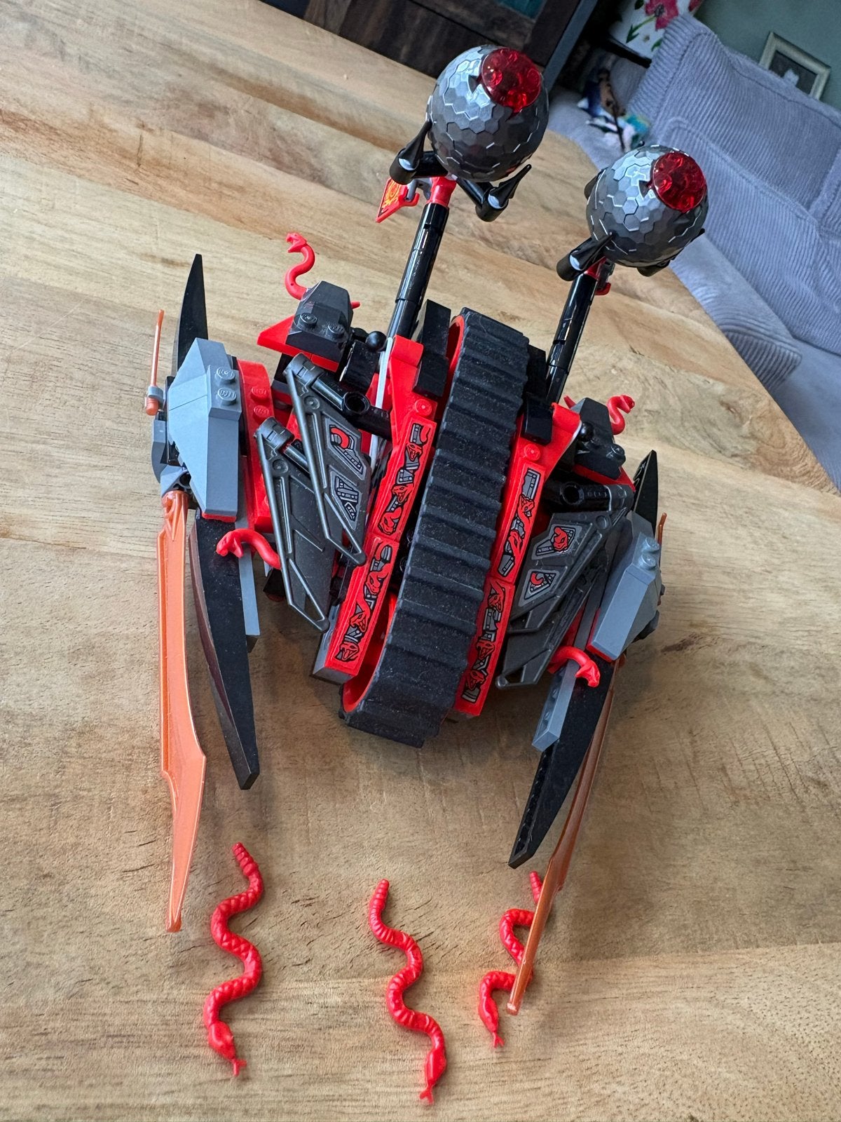 LEGO Ninjago Overlord Dragon (71742) - Compleet zonder minif, Ophalen of Verzenden, Gebruikt, Overige merken