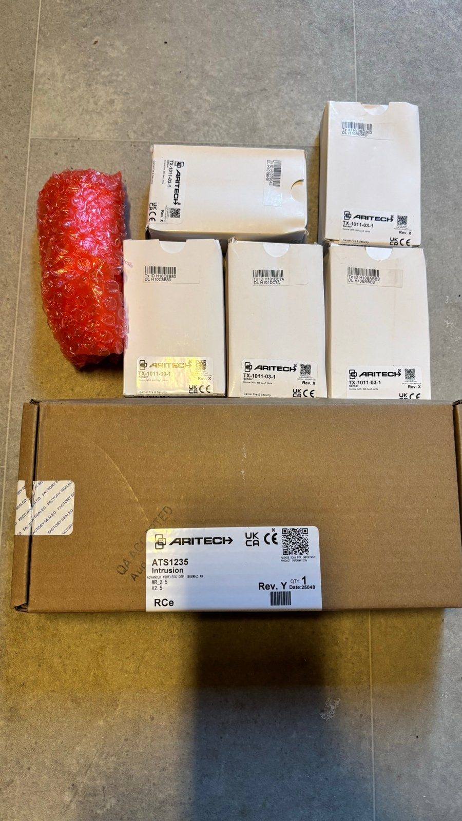 Aritech ATS1235  Draadlooze Set, Doe-het-zelf en Verbouw, Alarmsystemen, Raam of Deur, Nieuw, Ophalen of Verzenden, Compleet systeem
