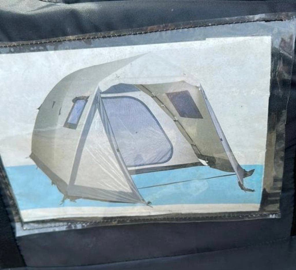 Basecamp Salou V tent 5 personen, Caravans en Kamperen, Ophalen, Gebruikt
