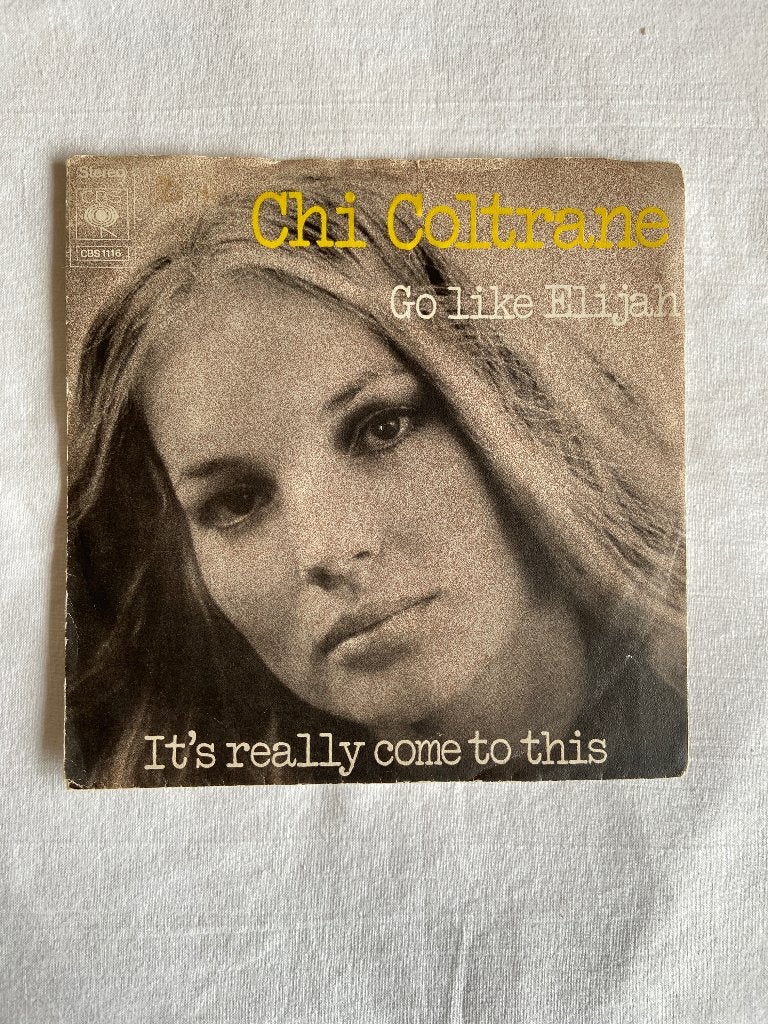 chi coltrane - go like elijah, Ophalen of Verzenden, Zo goed als nieuw, 7 inch, Pop