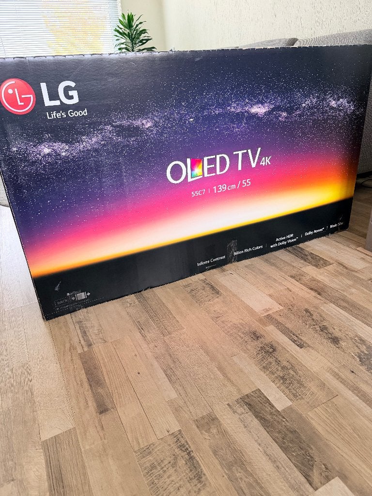 LG OLED55C7V, Ophalen, Gebruikt, 100 cm of meer, 4k (UHD)