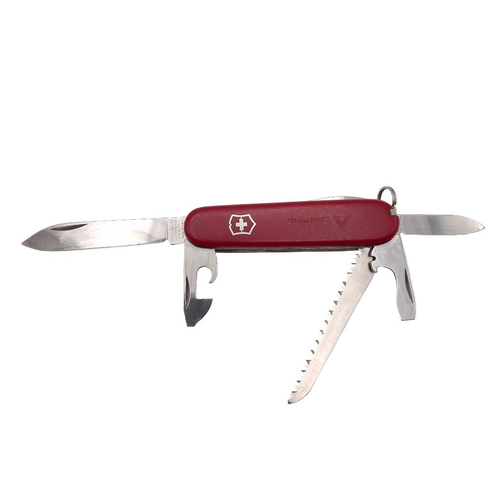 Victorinox Camper Rood Camping Logo – Grade C, Ophalen of Verzenden, Zo goed als nieuw