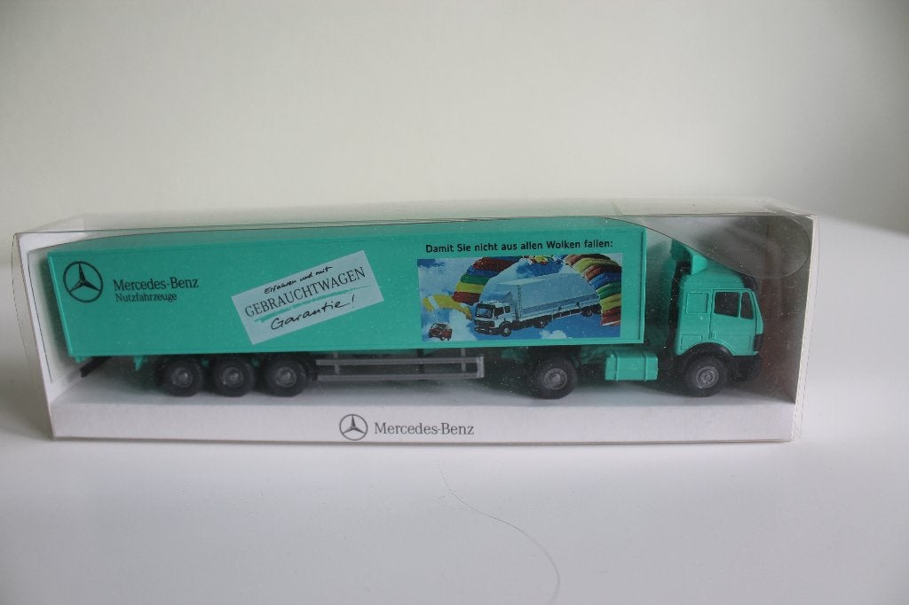 Reclamemodel van een Mercedes SK van Wiking, Ophalen of Verzenden, Zo goed als nieuw, Bus of Vrachtwagen, Wiking