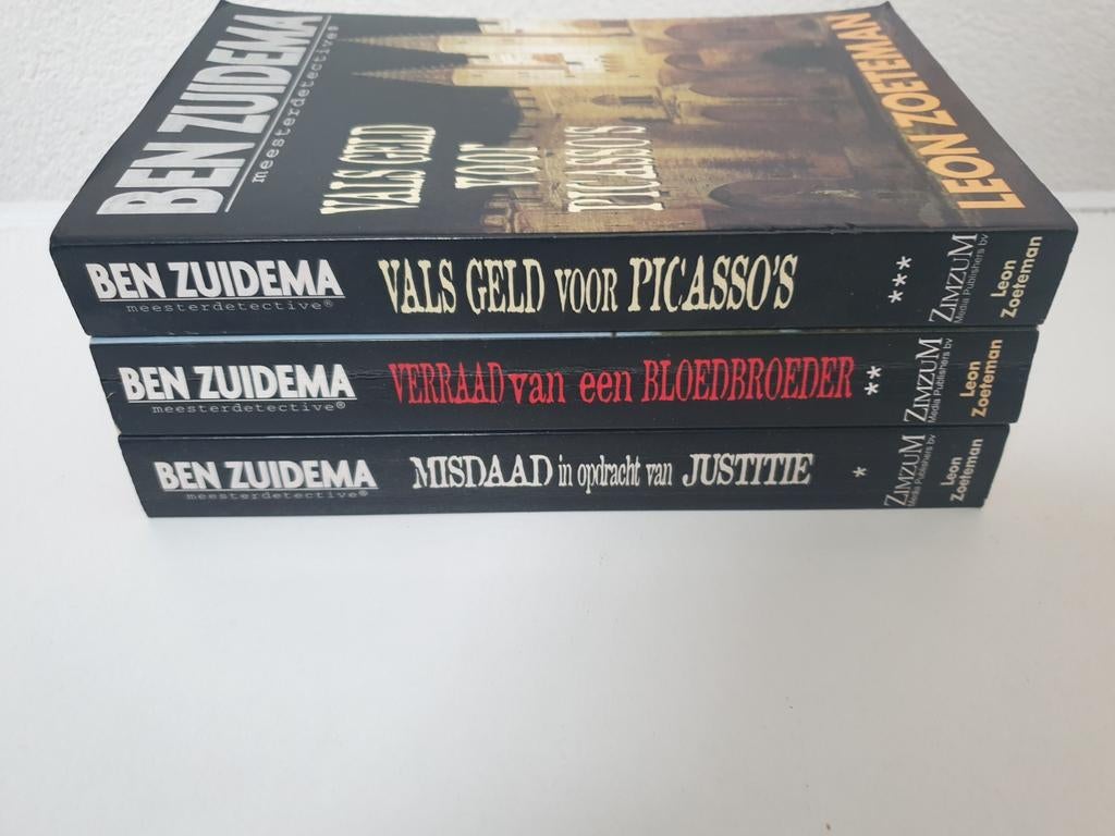 Ben Zuidema Meesterdetective Boekenreeks (3 delen), Boeken, Ophalen of Verzenden, Gelezen, Leon Zoeteman