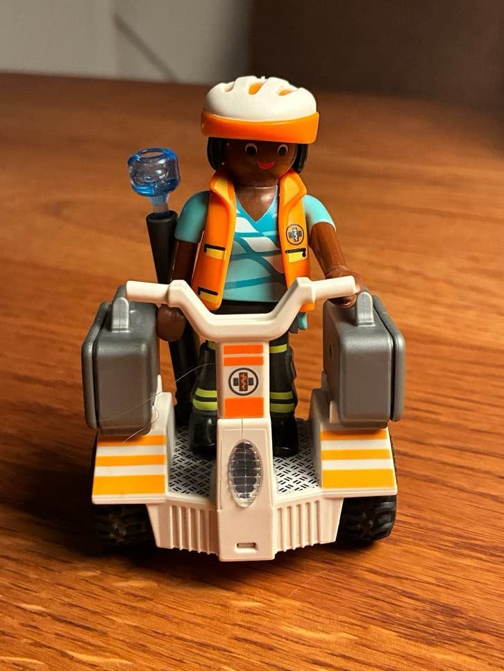 Playmobil Segway met figuur en accessoires, Ophalen, Gebruikt, Complete set, Voertuig