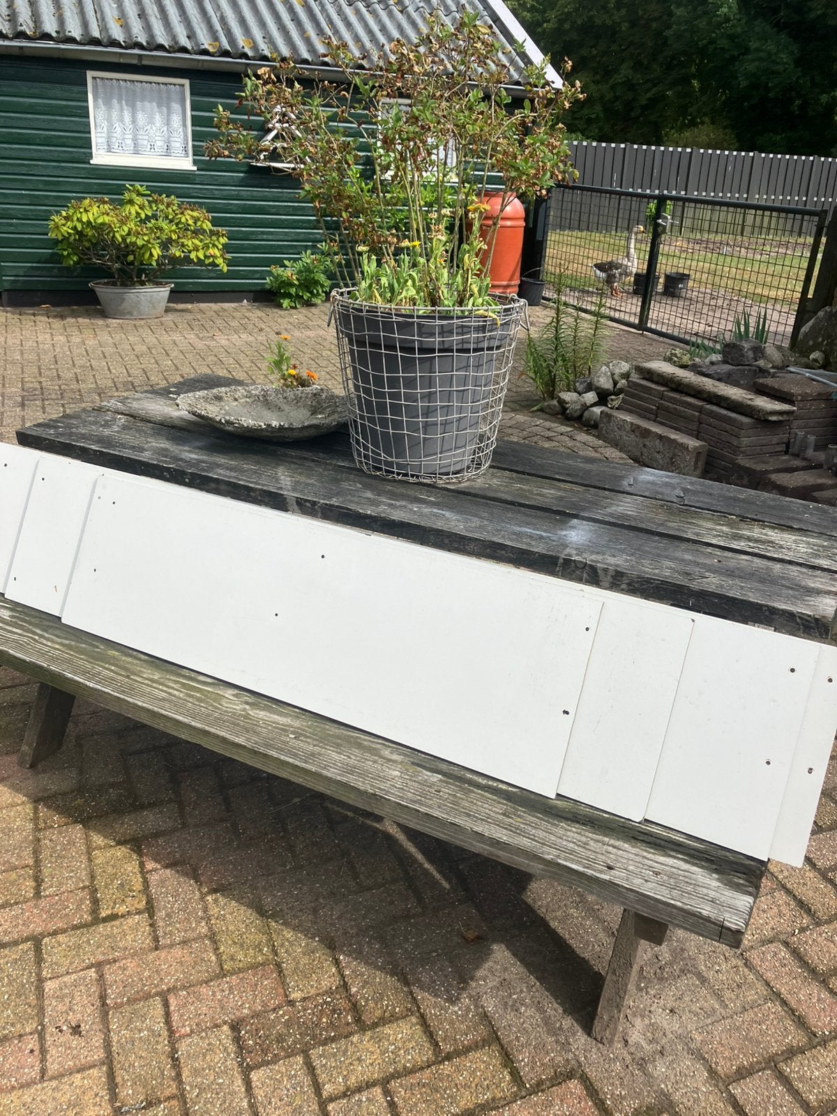 4 x trespa stroken,totale lenkte 655cm,8mm dik,met schroeven, Ophalen, Gebruikt, Overige materialen, Minder dan 20 mm