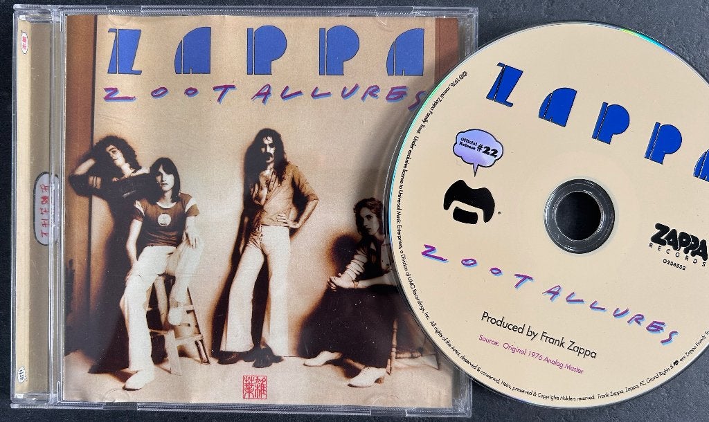 FRANK ZAPPA - Zoot allures ( CD ), Cd's en Dvd's, Cd's | Rock, Ophalen of Verzenden, Zo goed als nieuw, Poprock