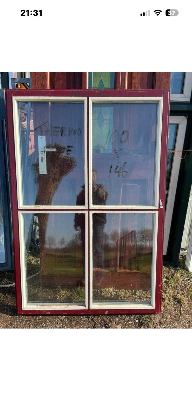 Kunststof & houten kozijnen . Zie fotos 30 stuks, Ophalen of Verzenden, Zo goed als nieuw, Kunststof