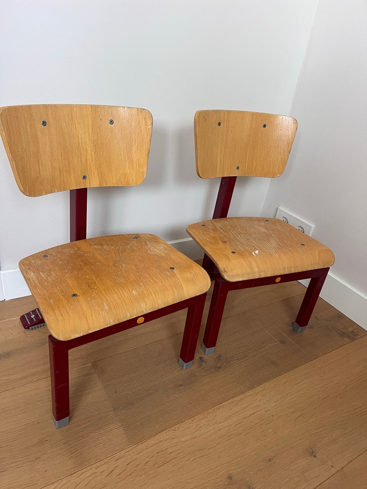 Twee vintage kinderstoeltjes, Ophalen, Gebruikt, Overige typen