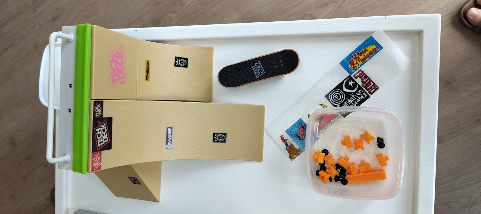 Tech Deck Fingerboard Skatepark Set met Skateboard, Ophalen of Verzenden, Gebruikt, Jongen of Meisje