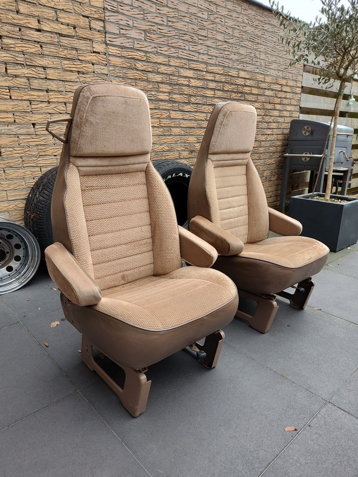 Captainchairs uit Chevy Astro jaren '90 model, Ophalen, Gebruikt, Chevrolet