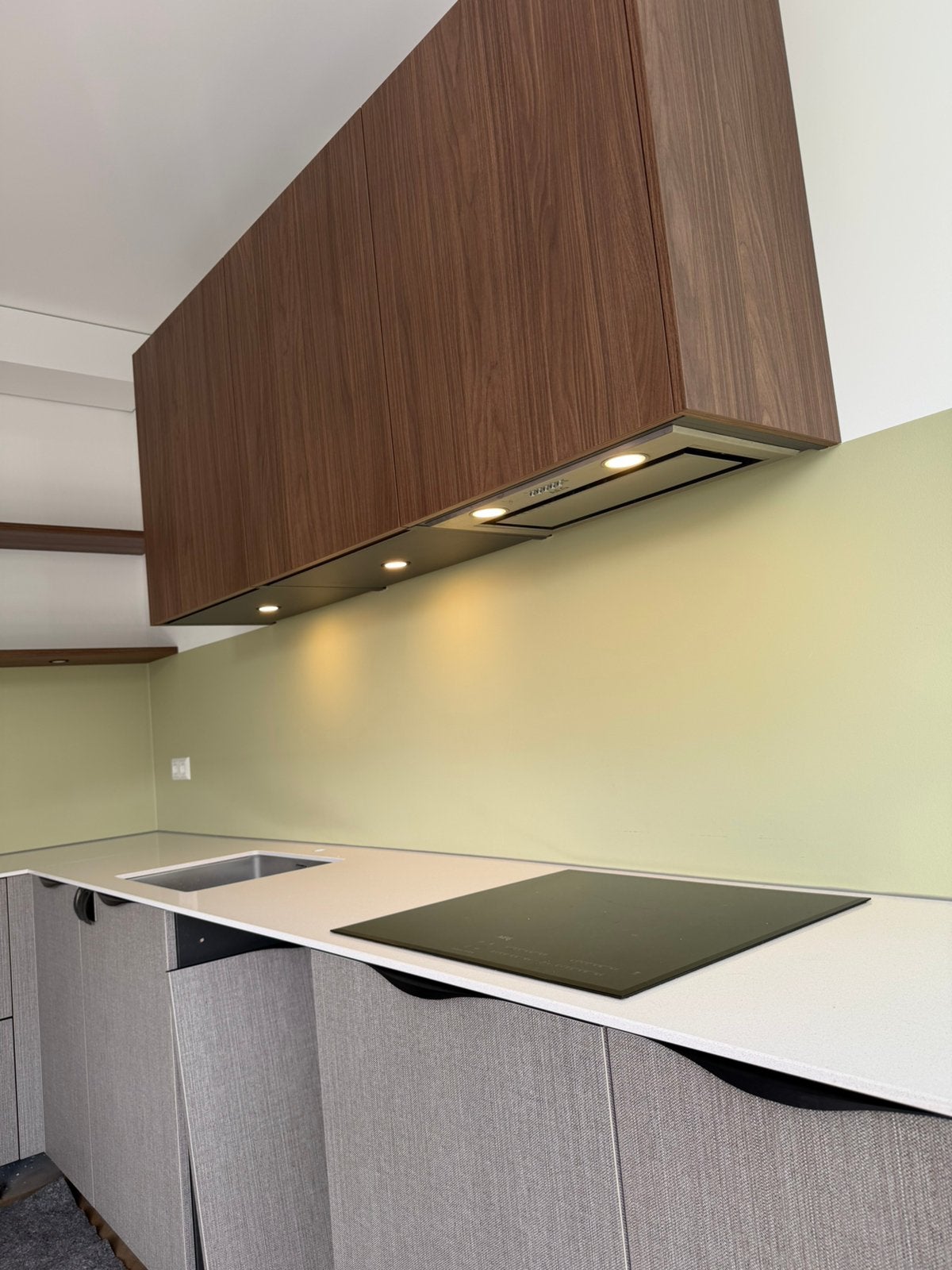 Brunzzel design keuken ongebruikt Gedemonteerd, Ophalen, Zo goed als nieuw, Wit, Composiet