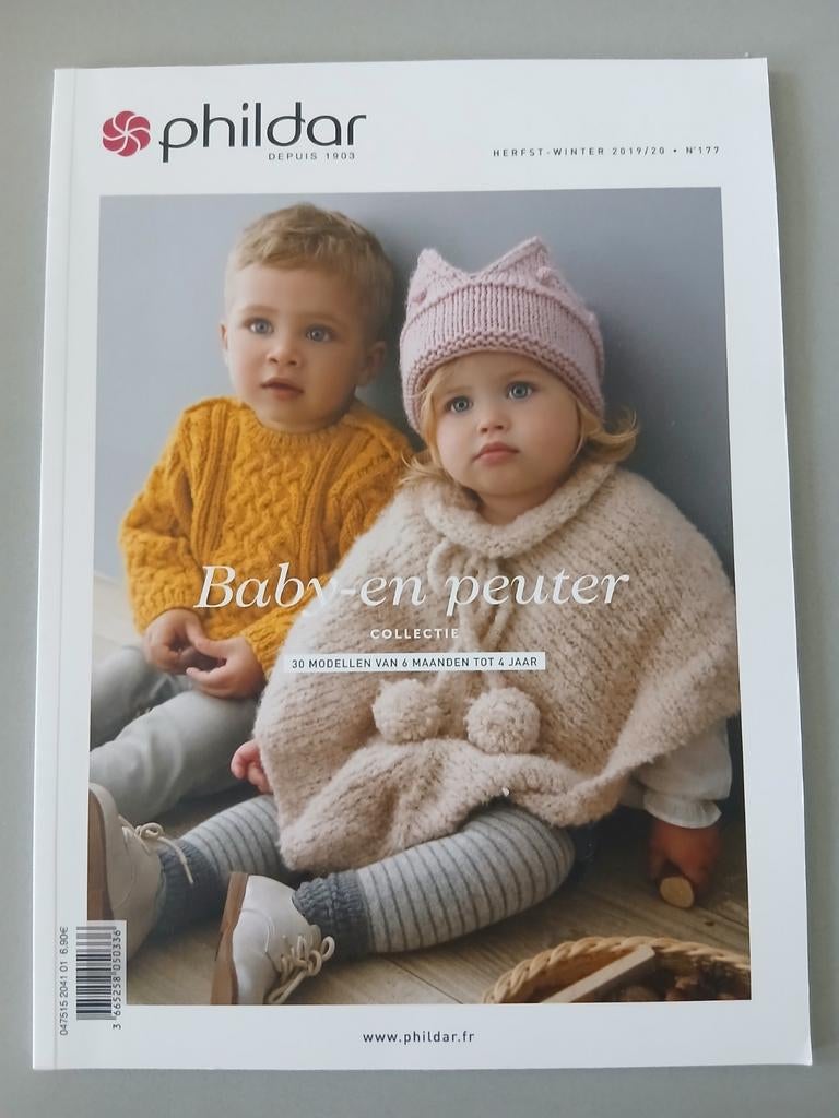 Phildar Baby- en Peuter Collectie Breiboek N177, Hobby en Vrije tijd, Ophalen of Verzenden