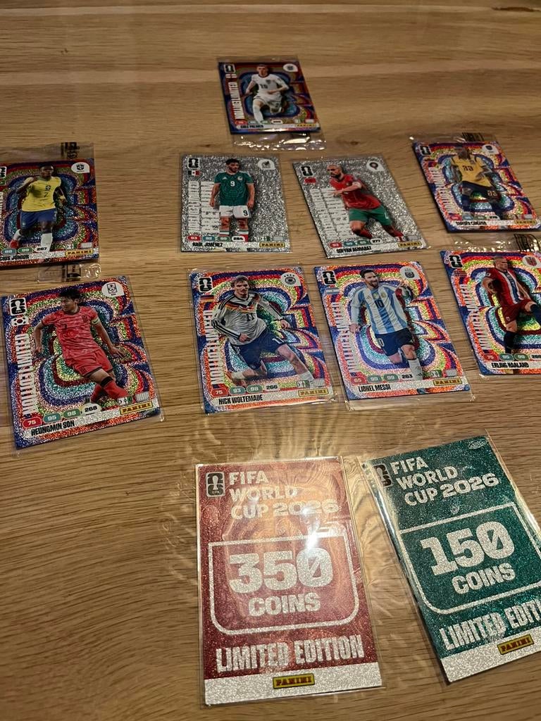 Panini limited edition world cup 2026 trading cards, Ophalen of Verzenden, Winkel, Super of Benzinepomp, Volle spaarkaart