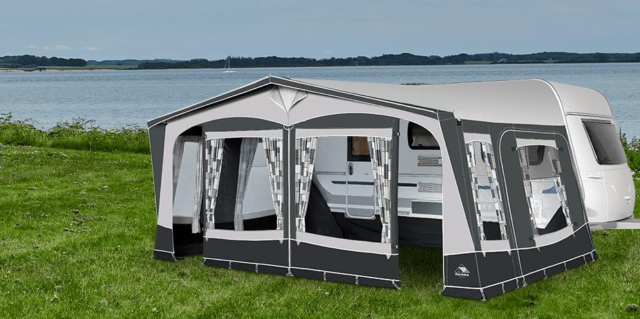 Caravan Voortent, Ophalen, Zo goed als nieuw, Ten Cate All Season 240g/m2, Dorema