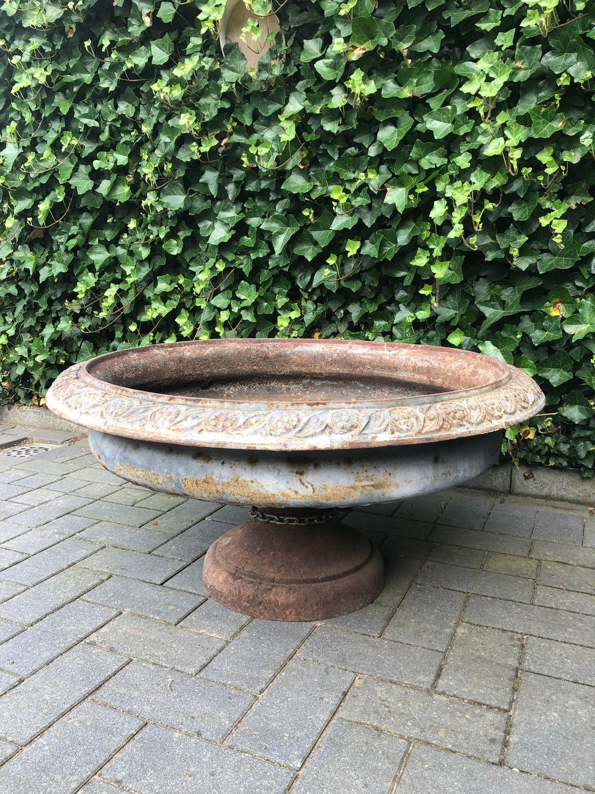 Gietijzeren bloempotten bloembak franse vaas, Ophalen, Gebruikt, 40 cm of meer, Rond