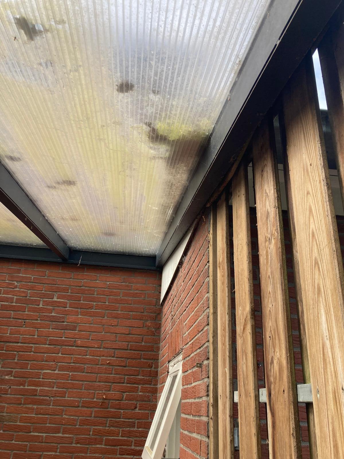 Gebruikte overkapping, Tuin en Terras, Overkappingen, Ophalen of Verzenden, Zo goed als nieuw