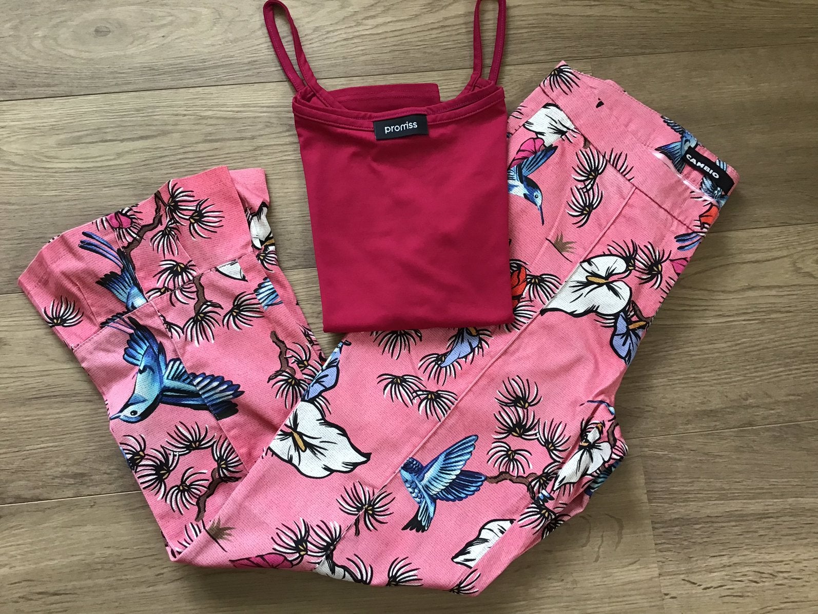 CAMBIO!Lúxe Broek 36& PROMISS!Fijne Top.Kwaliteit! Sámen:, Kleding | Dames, Ophalen of Verzenden, Zo goed als nieuw, Maat 36 (S)
