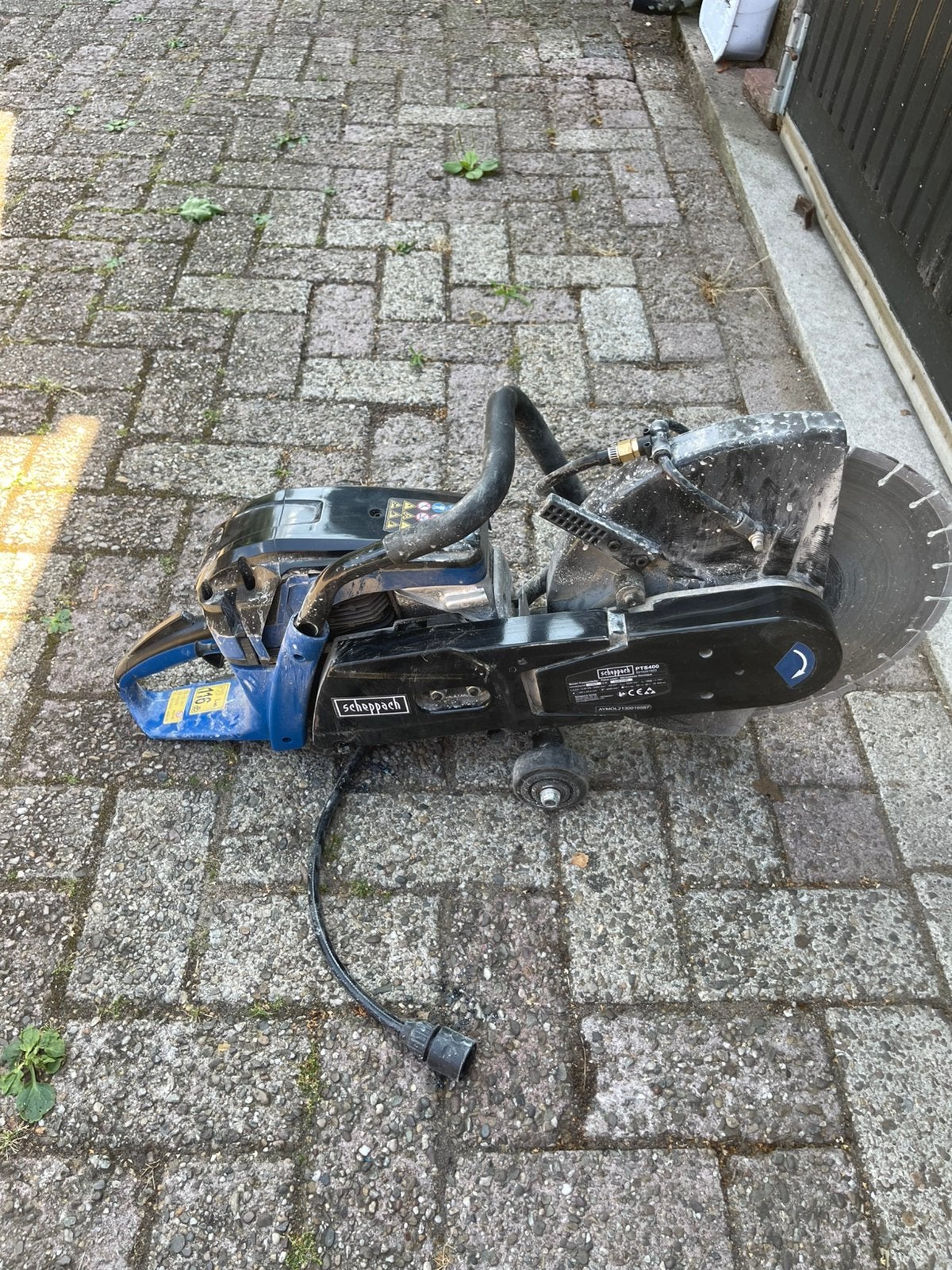 Scheppach bandenzaag, Ophalen, Zo goed als nieuw, 1200 watt of meer, 70 mm of meer