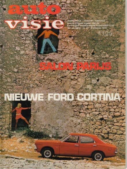 Autovisie 41 1970 : Ford Cortina - Mazda 1300, Ophalen of Verzenden, Gelezen, Algemeen