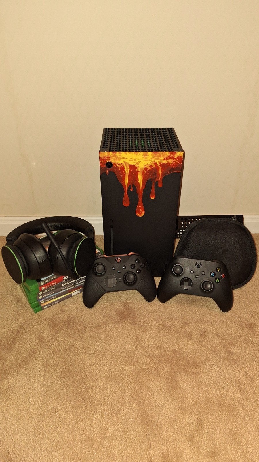 Xbox Series X 1TB - Elite controller 2 + headset + 6 games, Ophalen of Verzenden, Zo goed als nieuw, Xbox Series X