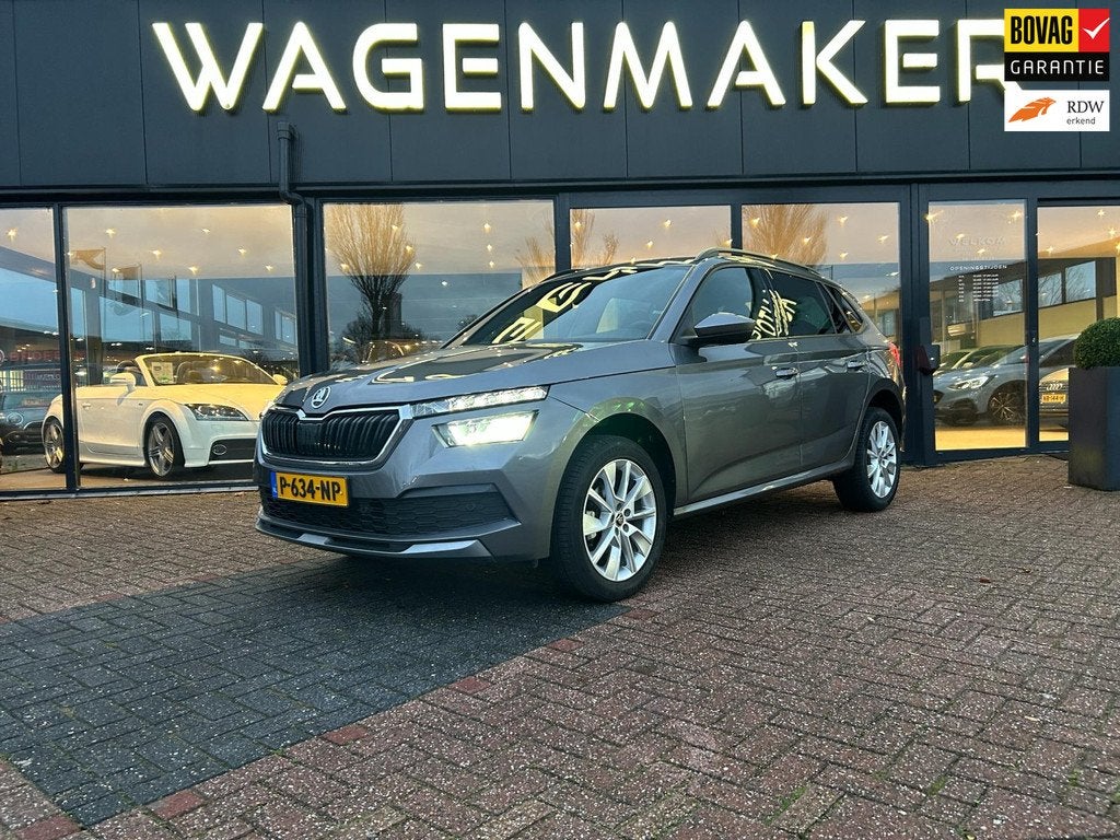 Skoda Kamiq 1.0 TSI Sport Business AUT|Clima|Cruise|CARPLAY!, 12 maanden, Stof, Gebruikt, Origineel Nederlands