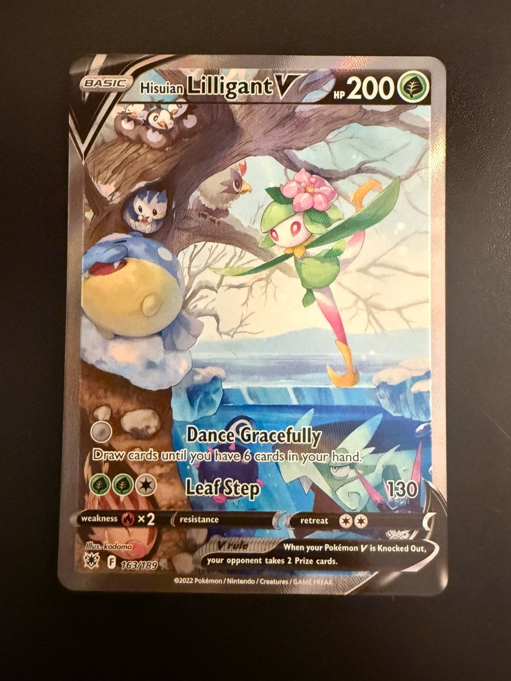 Hisuian Lilligant V (ASR 163) NM, Verzenden, Zo goed als nieuw