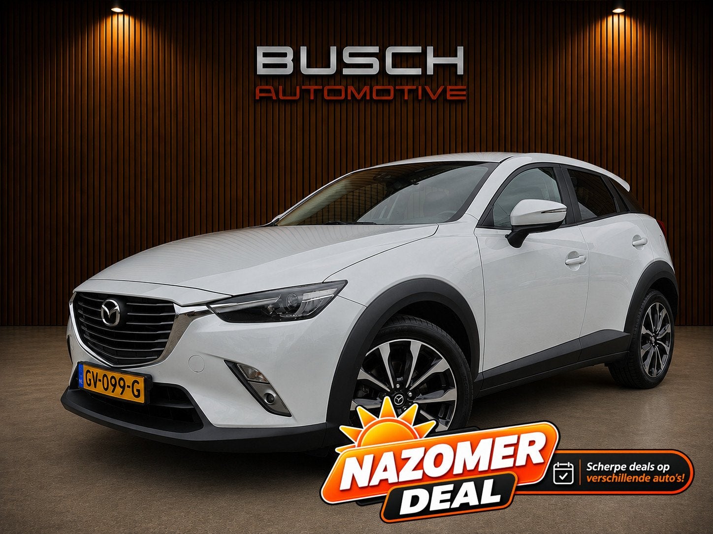 Mazda CX-3 2.0 SkyActiv-G 120 TS+ | LED | TREKHAAK | NAVI |, Auto's, Stof, Euro 6, 4 cilinders, Automatische klimaatregeling