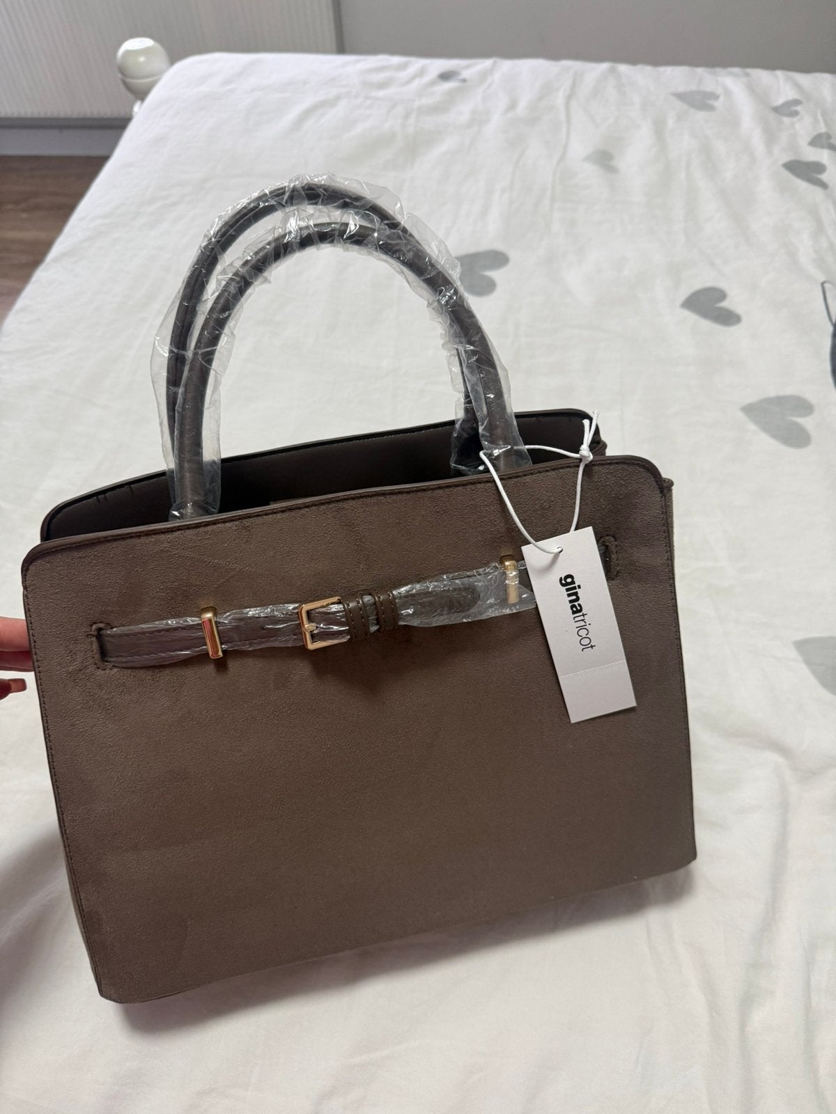Gina tricot tas, Ophalen of Verzenden, Nieuw, Bruin, Handtas