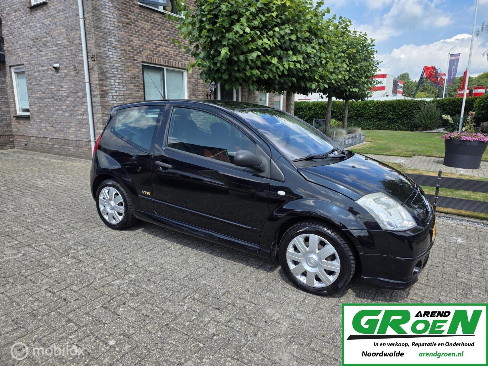 Citroen C2 1.4i VTR met nwe apk, Voorwielaandrijving, 450 kg, 4 cilinders, 4 stoelen
