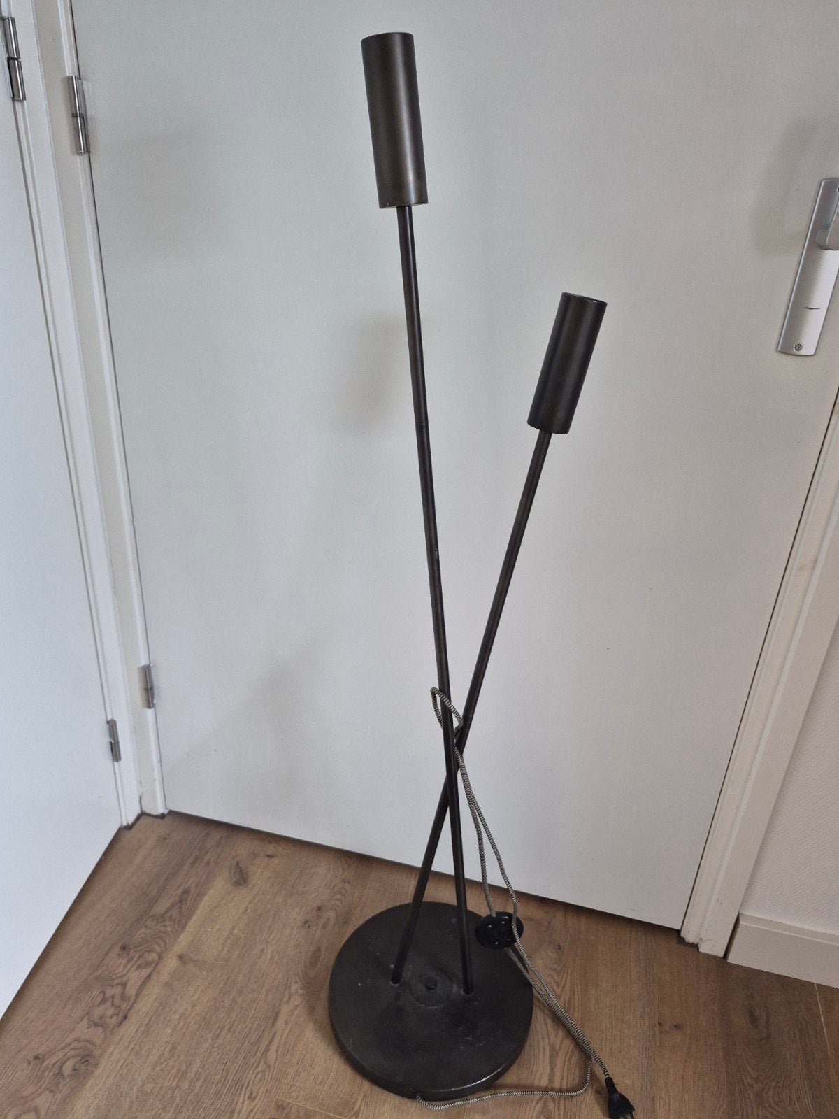 Vloerlamp 2 spots, Ophalen, Zo goed als nieuw, 100 tot 150 cm