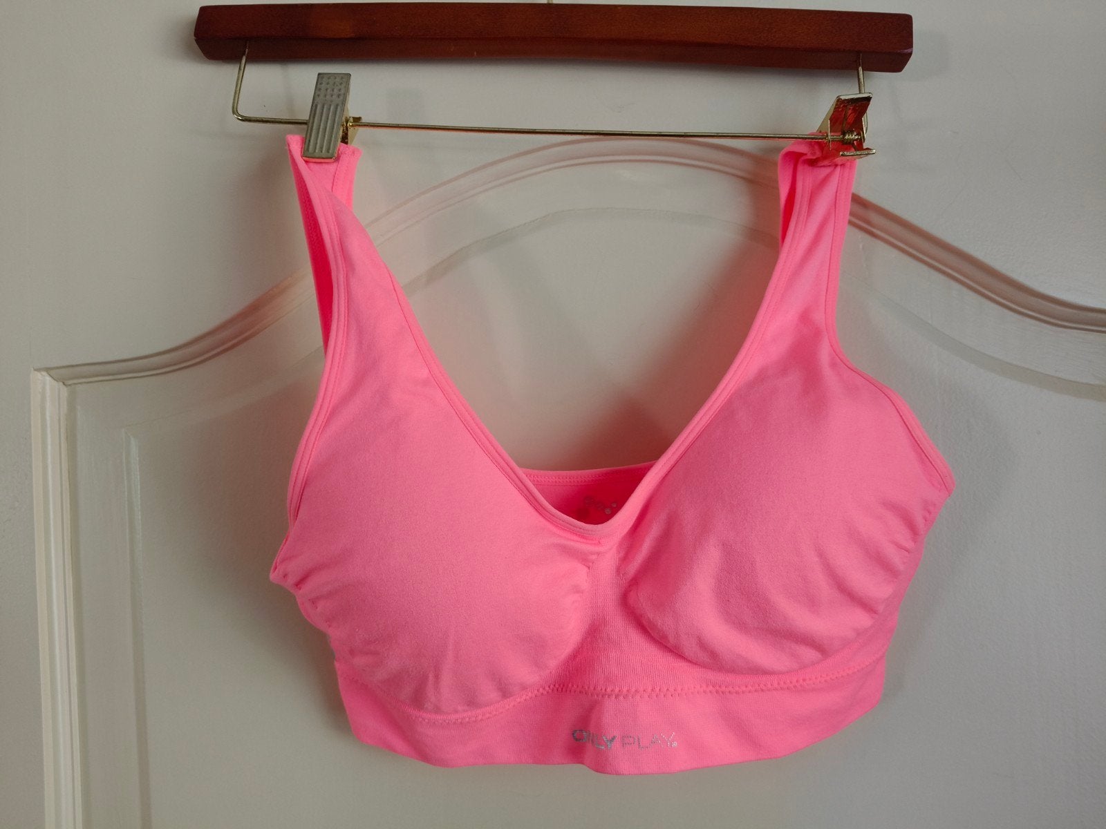 Only Play Sport BH - Neon Roze - Maat L, Ophalen, ONLY PLAY, Maat 42/44 (L), Roze