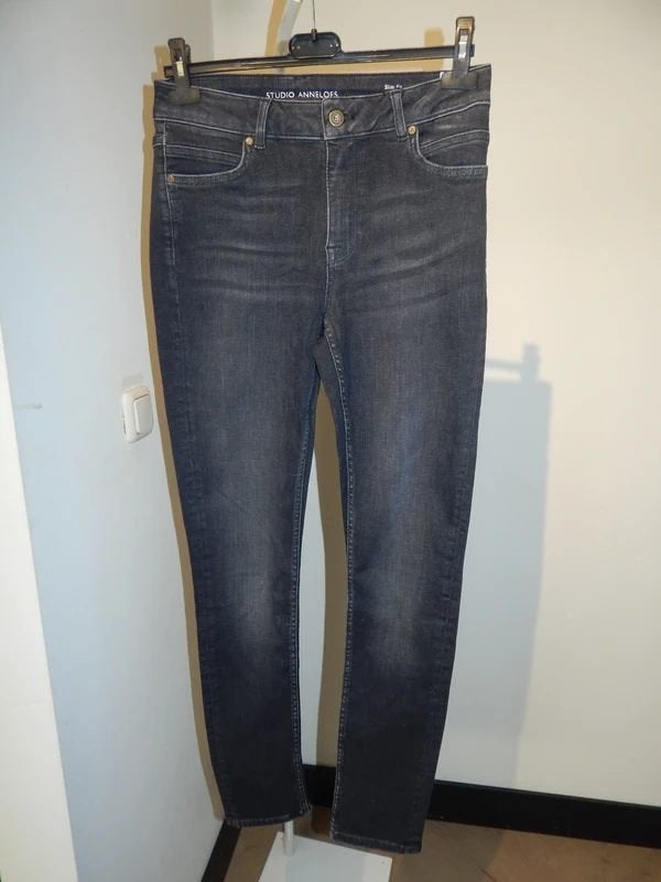 Studio Anneloes zwarte slim fit broek Nieuw met labels S, Studio Anneloes, Verzenden, Zwart, Nieuw