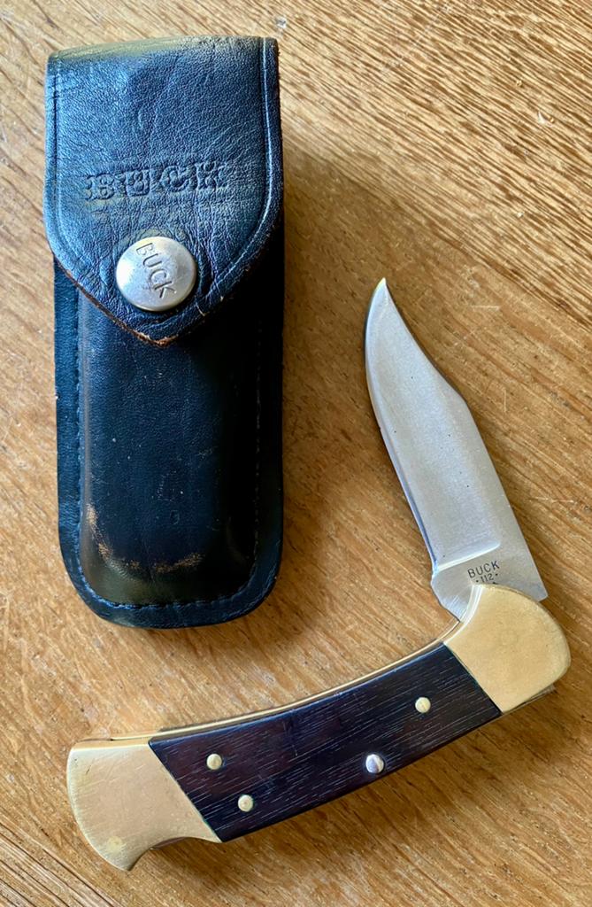Buck Knives 112 Ranger // 1974-1980 // two dot, Verzamelen, Ophalen of Verzenden, Landmacht, Amerika, Mes of Dolk