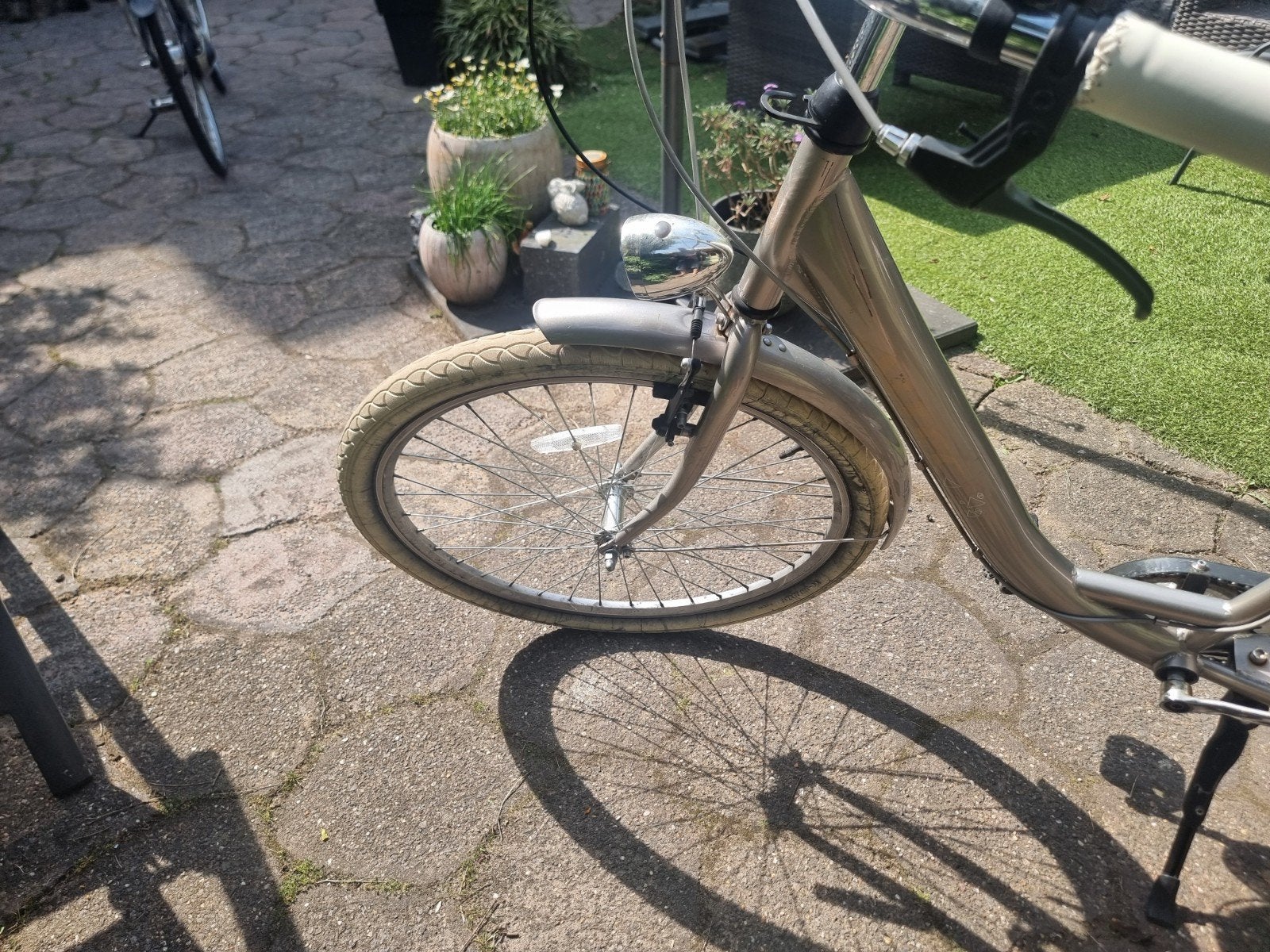 Damesfiets 26" met lage instap en bagagedrager, Overige merken, Terugtraprem, Ophalen of Verzenden, 50 tot 53 cm