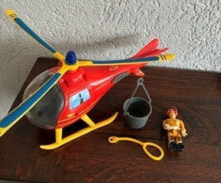 brandweerman Sam helicopter Wallaby, Kinderen en Baby's, Ophalen of Verzenden, Gebruikt