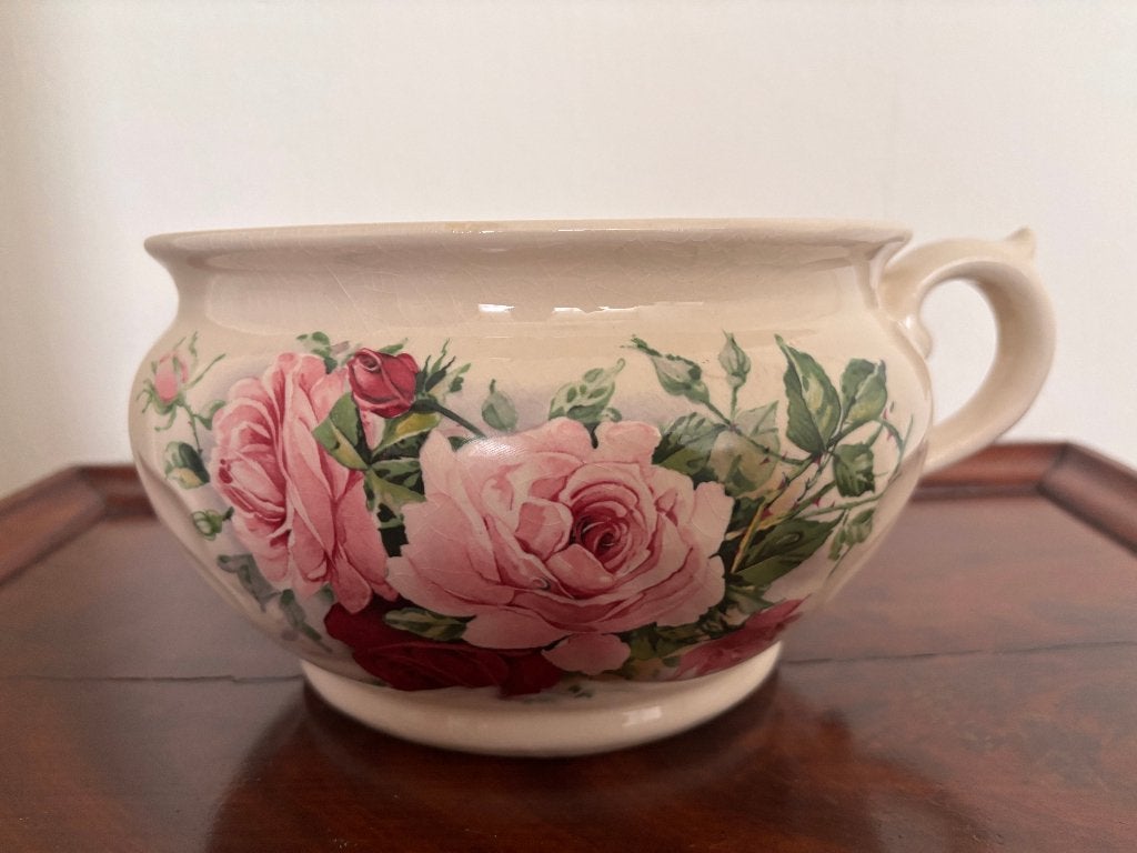 Antieke Staffordshire ironstone kamerpot / po., Antiek en Kunst, Ophalen of Verzenden