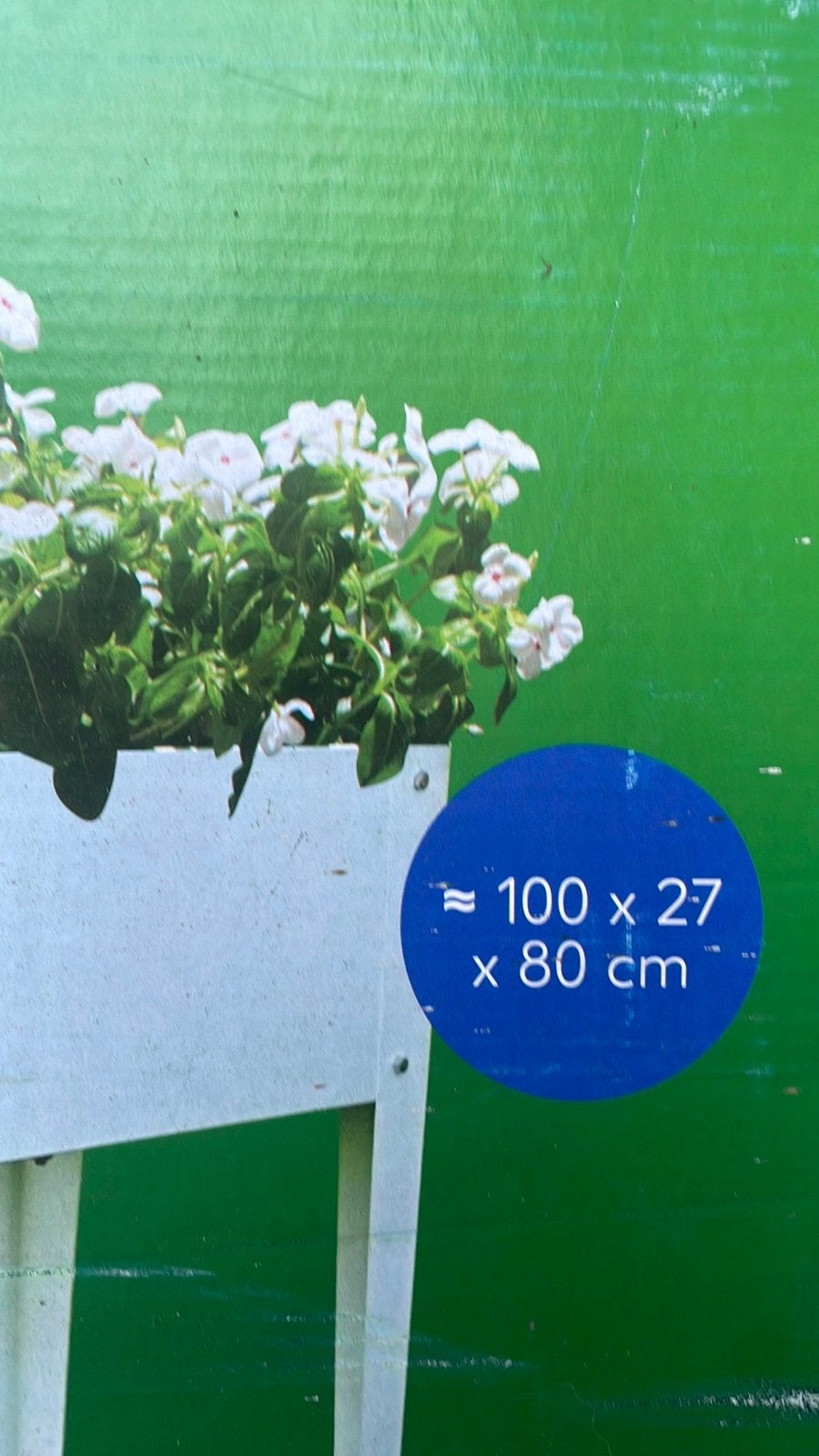 MOESTUIN/ PLANTENBAK NIEUW IN DOOS, Nieuw, Ophalen of Verzenden, Metaal, Rechthoekig