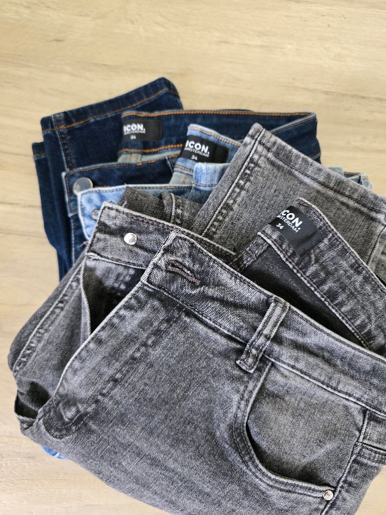 Icon Amsterdam  jeans broek 3 stuks, Blauw, Icon Amsterdam, Ophalen of Verzenden, Zo goed als nieuw