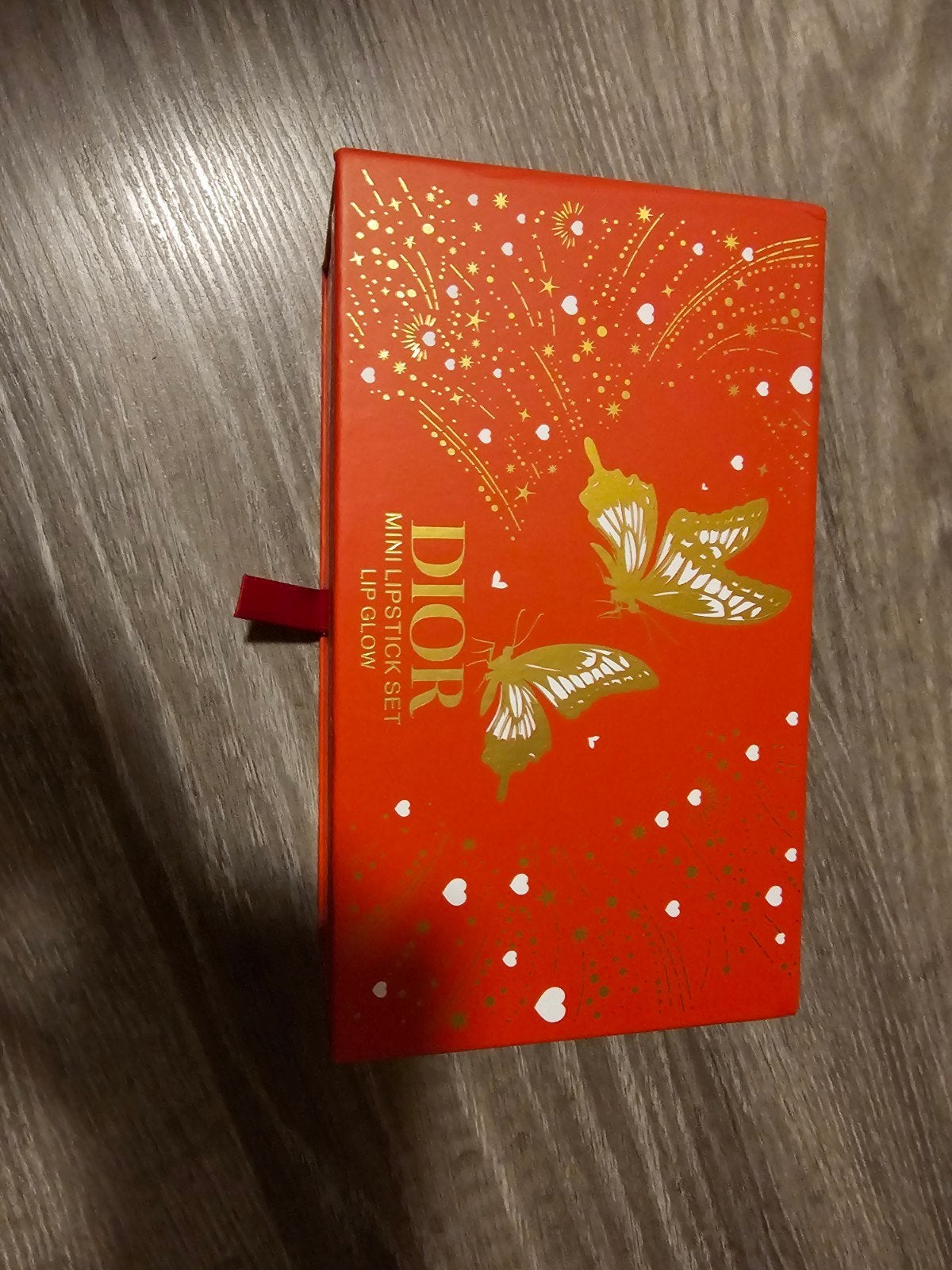 Dior Mini Lipstick Set Lip Glow - Nieuw in doos, Nieuw, Ophalen of Verzenden, Make-up, Overige kleuren