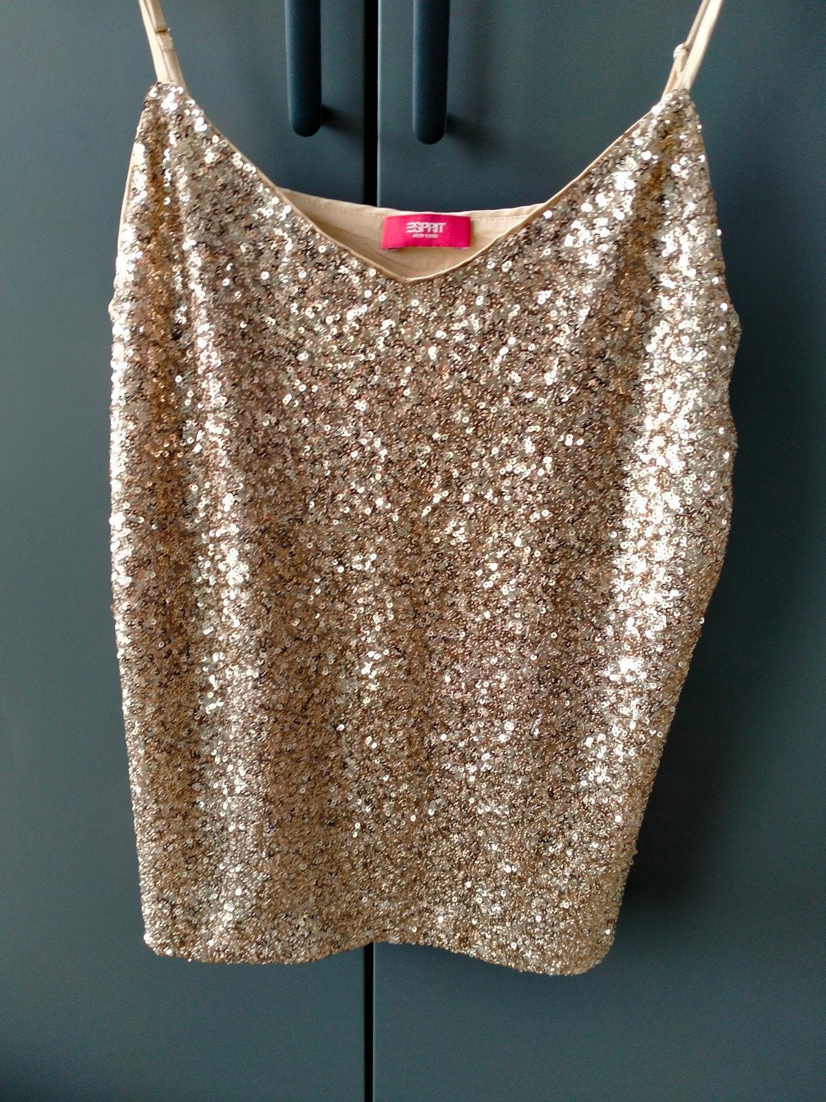 Esprit goud topje, Kleding | Dames, Tops, Ophalen, Nieuw, Zonder mouw, Goud
