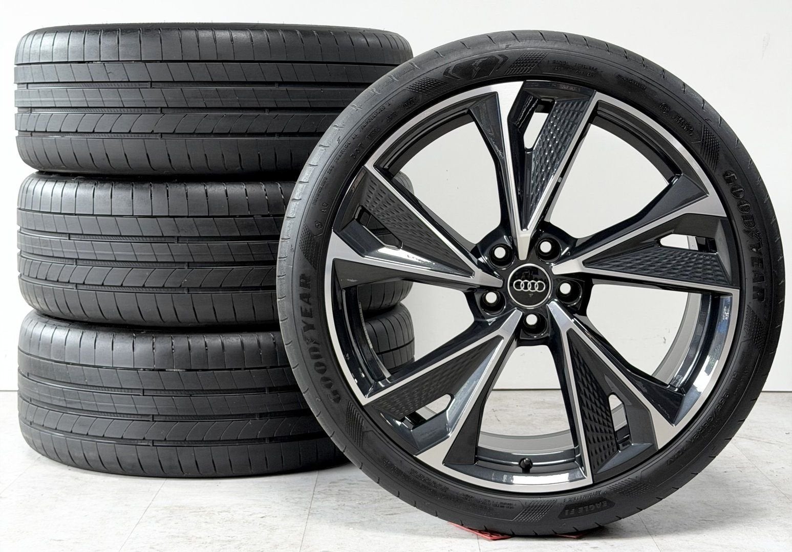Audi Sport A6 S6 21 inch velgen 4K C9 / Origineel RS Optiek, Gebruikt, -, -, Banden en Velgen