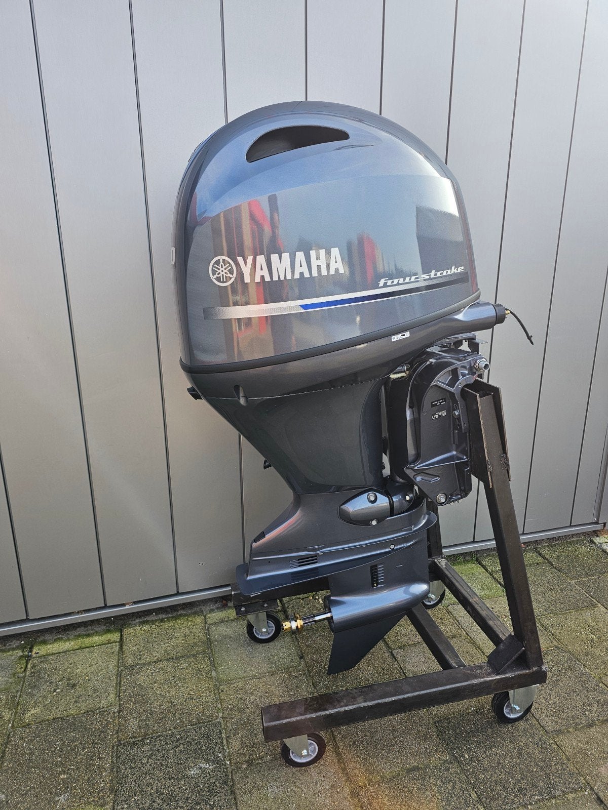 YAMAHA 100 PK EFI LANGSTAART POWERTRIM  NIEUW, Watersport en Boten, Ophalen, Nieuw, Benzine, 30 pk of meer