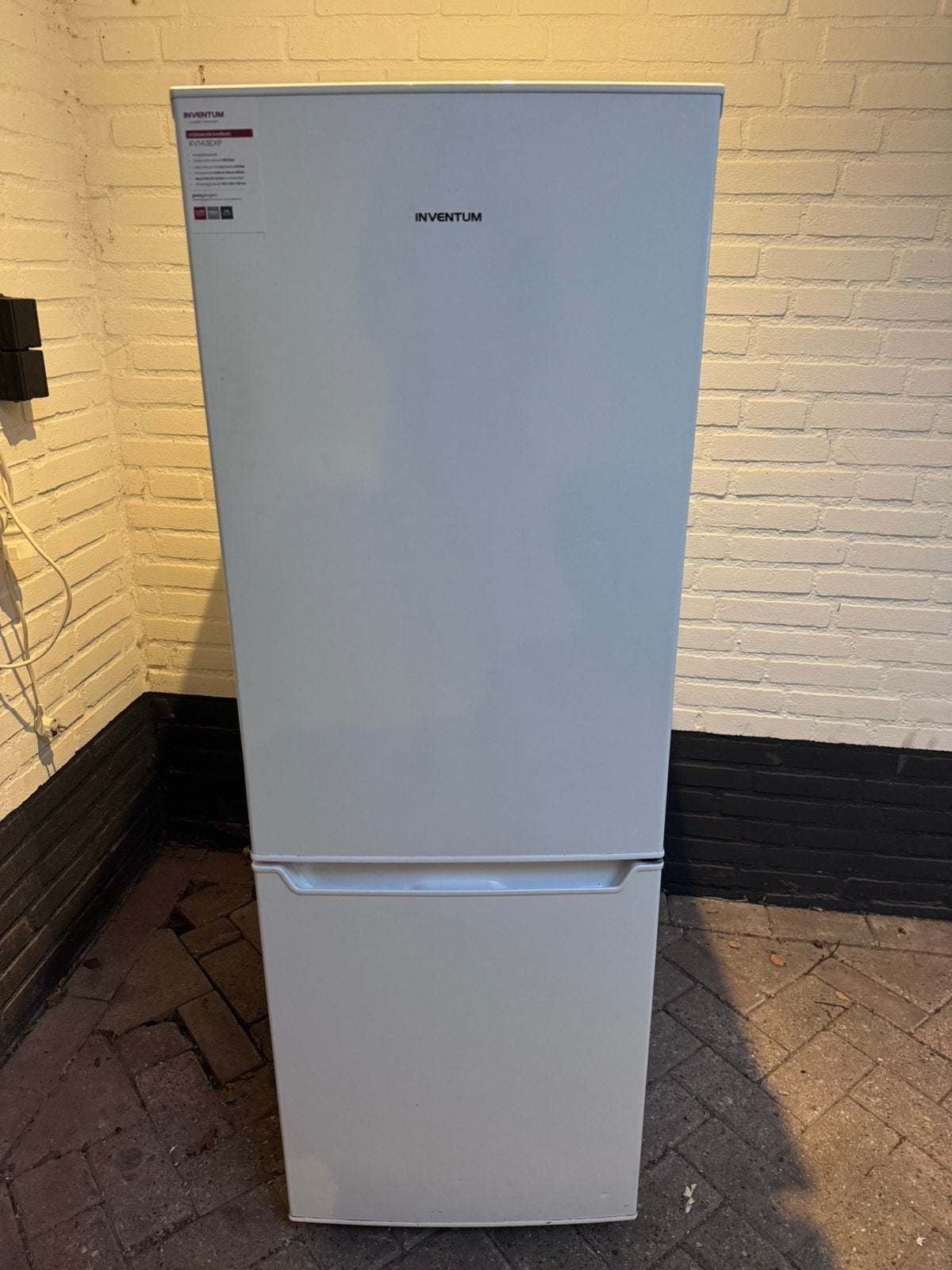 Inventum koelvriescombinatie A+, Ophalen, 200 liter of meer, Met aparte vriezer, 160 cm of meer