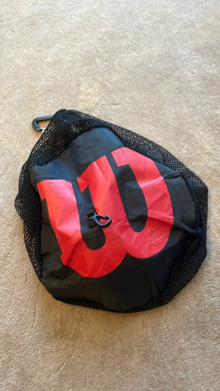 Baltasje voor aan de tas., Ophalen of Verzenden, Zo goed als nieuw, Ring, Bord of Paal